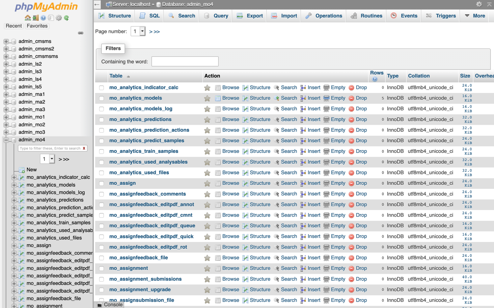 PhpMyAdmin – Qoddi Dev Center
